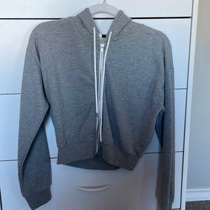 Forever 21 grey zip up